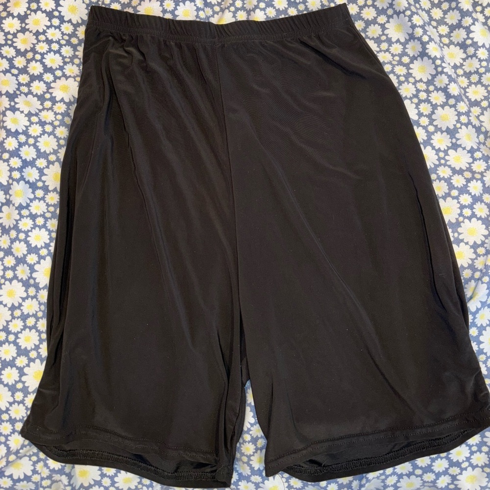 Black biker shorts